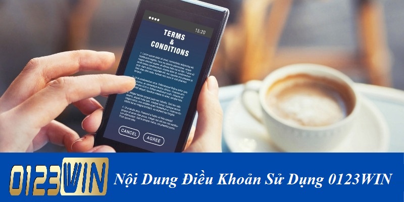 Nội dung điều khoản sử dụng 0123WIN
